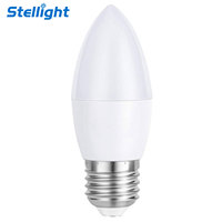 Haute luminosité 220V 3W E14 LED ampoule chaude lumière intérieure blanche froide pour la décoration de la maison bougie lustre