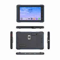 OEM Ip67 8 pouces Atex 1000nits meilleure tablette lisible au soleil Android 7 Nfc lecteur de codes à barres 4g tablette robuste