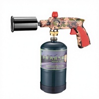 Lampe torche à gaz propane portative de haute qualité, flamme réglable, pistolet à flamme propane, lance-flammes pour pique-nique en plein air