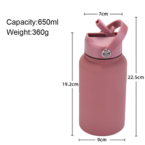 Termo GZYSL de Acero Inoxidable de Triple Pared, Aislado al Vacío, Antiderrames, con Aislamiento Térmico de 6-12 Horas, Botella de Agua con Tapa Abatible - Product Image 6