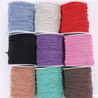Chaîne à ongles de 100 yards, couleur bonbon, breloques 3D pour ongles avec paillettes, accessoires de bijoux en métal pour nail art DIY pour femmes