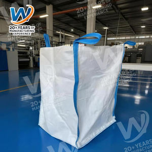WR ถุงซุปเปอร์กระสอบ FIBC1500กก. <span class=keywords><strong>มือ</strong></span><span class=keywords><strong>สอง</strong></span>1ตัน PP โพลีโพรพิลีนทอ1000กก. ถุงขนาดใหญ่ถุง PP - Product Image 4