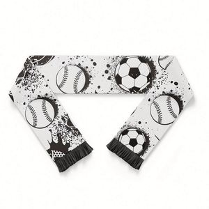 Bufanda de Fútbol Personalizada al por Mayor con Logotipo Tejido, Bufanda de Equipo Nacional, Recuerdo Deportivo, Bufanda de Aficionado al Fútbol Personalizada para Regalo del Día del Partido - Product Image 3