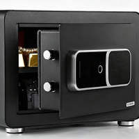 Coffre-fort numérique à empreintes digitales fabriqué en Chine, pour la maison, l'hôtel, petit coffre-fort de sécurité pour le stockage de bijoux, d'argent liquide et de documents