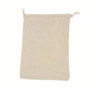 Manufacturers Printed Logo <b>Canvas</b> Cotton Linen Bunches Pocket Cotton Linen <b>Drawstring</b> Storage <b>Bag</b> <b>Drawstring</b> <b>Canvas</b> <b>Bags</b> - Product Image 2