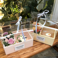 10 pièces / Carton Boîtes cadeaux transparentes - Parfaites pour la Saint-Valentin, Noël - Idéales pour les cadeaux de fête, les boîtes à fleurs, les boîtes à gâteaux