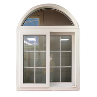 Fenêtres de maison personnalisées, simple ou double vitrage, PVC, UPVC, vinyle, fenêtres coulissantes arquées 4x4
