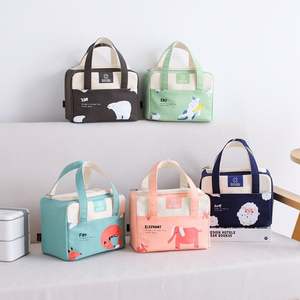 Bolsa de Almuerzo Portátil de Lona Aislante, Impermeable, Ecológica, Segura para Alimentos, con Diseño de Dibujos Animados, para Adultos, Niños y Niñas - Product Image 1