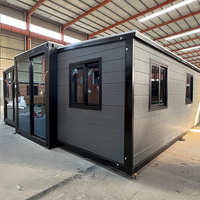 Maison mobile modulaire moderne de luxe, extensible, préfabriquée, 20FT/40FT, maisons conteneurs pliables pas chères, préfabriquées