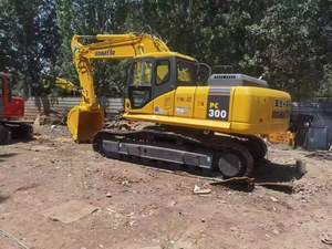 Excavatrice sur chenilles Komatsu PC300 d'occasion en excellent état, 30 tonnes, d'origine japonaise, pour travaux miniers et creusement de grands fossés - Product Image 2