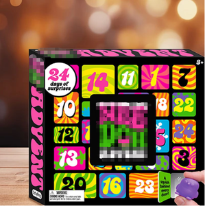 Cross-Border Hot Selling NeeD0_h 24-Compartment Squishy <b>Advent</b> <b>Calendar</b> Stress Relief Fidget Toy with Random Accessories - Product Image 2
