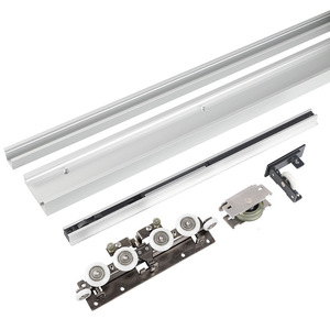 Rail coulissant à amortissement dissimulé Kaishengxi en alliage d'aluminium, fermeture douce, pour porte coulissante de placard, quincaillerie invisible pour porte en bois - Product Image 2