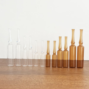<span class=keywords><strong>Ampolla</strong></span> de Vidrio Borosilicato Neutro Transparente o Ámbar de 1ml, 2ml, 3ml, 5ml, 10ml, 20ml para Uso Médico, Farmacéutico e Inyectable - Product Image 1
