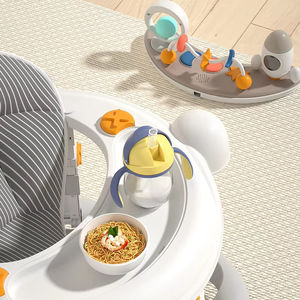 Tekerlekler ve oyuncaklar ile katlanabilir bebek yürüteci ayarlanabilir 4-Level yükseklik, itme yürüteç dönüştürür - Product Image 3