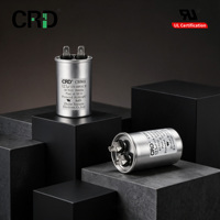Condensateur de démarrage moteur CRD CBB65 12.5UF440V en film polypropylène métallisé pour compresseur de climatiseur HVAC et moteur AC, conforme RoHS