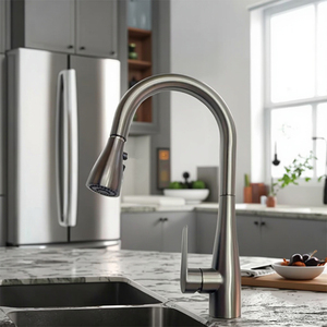 KM-8001 Stainless Steel Water Tap 304SUS Modern <strong>Kitchen</strong> Taps Pull Out <strong>Sprayer</strong> Gun Gray <strong>Kitchen</strong> Mixer Sink <strong>Faucets</strong> - Product Image 6