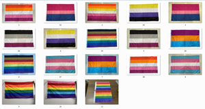 2*3 ft 3*5 Ft <strong>Flags</strong> Embroidered Stars USA Rainbow <strong>Flag</strong> American Gay <strong>Pride</strong> Banner - Product Image 6