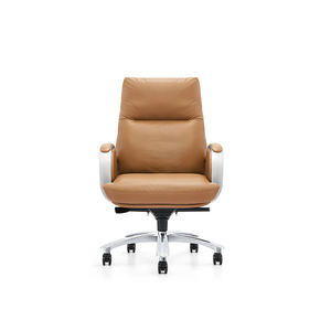 เฟอร์นิเจอร์สํานักงานดีไซน์ใหม่หลังสูงหมุนตามหลักสรีรศาสตร์หรูหราหนัง PU สํานักงานเก้าอี้เจ้านายเก้าอี้สํานักงานผู้บริหาร - Product Image 1