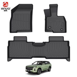 Alfombras interiores de coche de <span class=keywords><strong>doble</strong></span> capa para conducción a la derecha 3D Tpe alfombrillas para suelo de coche revestimiento de bandeja de pie para Chery Jaecoo 7 PHEV RHD 2024-2025 - Product Image 1