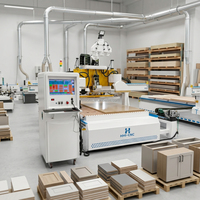 Máquina de Grabado CNC de 3 Ejes HMI CNC con Inclinación de Cabezal Izquierdo y Derecho y Plataforma de Carga Automática