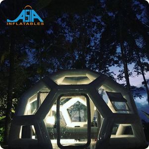 Tienda de Campaña Domo de PVC de Una Sola Capa para Exteriores, Habitación de <span class=keywords><strong>Hotel</strong></span> Inflable Redonda Tipo <span class=keywords><strong>Burbuja</strong></span> para Acampar en el Patio Trasero Familiar - Product Image 2