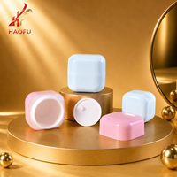 Pot carré en plastique 15g/30g/50g au design populaire pour gel à ongles, idéal pour OEM/ODM, pot de crème UV pour ongles, crème pour le visage, beurre corporel