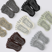Vente chaude Femmes Fitness Pilates Yoga Sport Antidérapant Haute Qualité Coton Personnalisé Long Grip Chaussettes Pilates