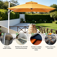 Parasol de jardin extérieur en gros, parasol de plage robuste, grand parasol avec base pour terrasse, hôtel et restaurant