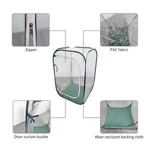 PVC planta cubierta cálida tienda impermeable a prueba de lluvia chirivía a prueba de frío antibird Prevención de insectos - Product Image 5