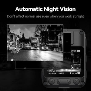 카메라 4k 스포츠 바디 착용 보안 카메라 GPS 야간 투시경 IP66 8 시간 녹화 방수 EIS G 센서 - Product Image 5