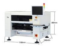 Máquina de Colocación Automática de 4 Cabezas para LED y PCB, Montaje de Escritorio, Máquina SMT para Línea de Producción