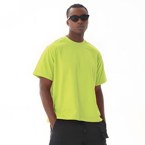 Camiseta de Hombre de Alta Calidad, 250 GSM, Cuello Redondo, Corte Holgado, Transpirable, Informal, de Manga Corta, para Uso Diario - Product Image 2