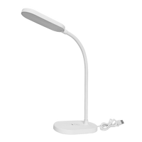 Lampe de table de haute qualité, petite lampe de bureau LED avec chargeur sans fil pour téléphone portable