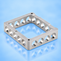 Pièces usinées CNC sur mesure, cadre de montage en aluminium pour UAV, composants structurels de drone usinés avec précision