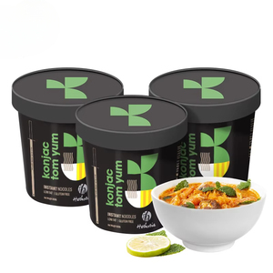 Fideos Instantáneos de Konjac Saludables, Bajos en Carbohidratos, Sopa Shirataki Tom Yum, Sustituto Dietético, Bolsa de 162g - Product Image 5