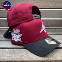 Topi Snapback Hip-Hop Grosir Custom QZFSO Berkualitas Tinggi, Warna-Warni, Polos, Musim Dingin, 6 Panel, Bordir 3D untuk Pria