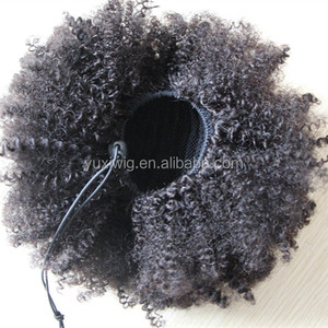 2023 bouffantes Afro <span class=keywords><strong>queue</strong></span> <span class=keywords><strong>de</strong></span> <span class=keywords><strong>cheval</strong></span> couleur naturelle - Product Image 1