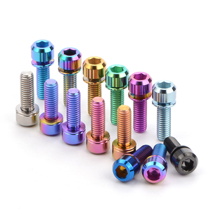 TMJ 钛合金圆柱形倒角内六角带垫圈螺钉 M6x18/20mm 刹车卡钳杆固定螺钉 - Product Image 2