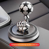 2023 nouvelle voiture ornement parfum siège solaire doigt football solaire désodorisant voiture
