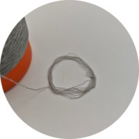 Fil de filament en nylon PA6 DTY à infrarouge lointain en graphène
