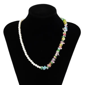 קפוץ צבעוני היפ הופ צבעוני מותאם אישית שרשרת חרוזים לגברים - Product Image 4