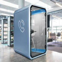 Cabine insonorisée professionnelle pour le bureau et le studio avec panneaux acoustiques et système de ventilation de haute qualité