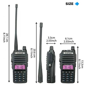 Walkie Talkie Baofeng Bf-Uv82, Radio FM de Doble Banda de 8W con Pantalla LCD y Batería Recargable para Comunicación al Aire Libre - Product Image 3