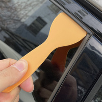 Mini grattoir à lame plate en plastique, spatule à mastic, outil manuel polyvalent flexible pour étaler le matériau, peinture murale, plâtre, réparation automobile, bricolage
