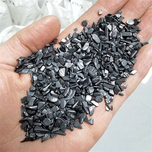 Cristalli di Shungite Nera Intagliati Sfusi 3-5mm all'Ingrosso per Decorazione Casa Feng Shui e Collezioni d'Arte - Product Image 2
