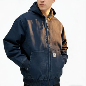 <span class=keywords><strong>Felpa</strong></span> con Cappuccio da Lavoro per Uomo, Spessa in Pile con Zip, Oversize, Calda per l'Inverno, con Tasche, Casual Streetwear con LOGO - Product Image 6