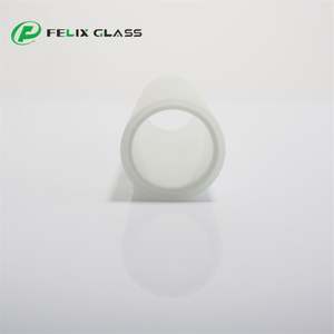 Cúpula de Vidrio Blanco Opalino Mate y Brillante de Tamaño Mediano, Pantalla de Lámpara Regulable que Cuida la Vista con Tubo de Vidrio para Lámpara Colgante o Araña - Product Image 4