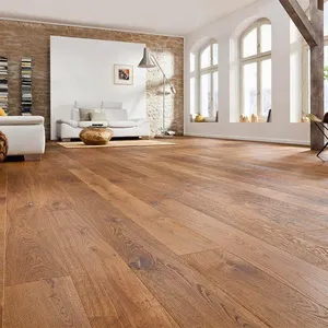 Parquet en bois massif stratifié composite multicouche ac4 HDF résistant sur mesure de 12mm