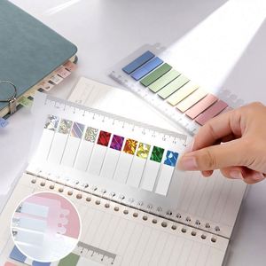Autocollants transparents pour étiquettes, couleur laser, haute qualité esthétique, autocollants de signalisation, 'Signer ici', pour petits notes d'étudiant - Product Image 5