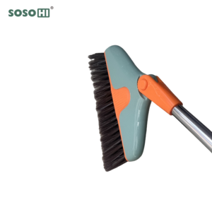 Nuovo Design Set Scopa e Paletta in Plastica per Pulizia Pavimenti, Spazzola e Paletta Staccabili Verticali - Product Image 5